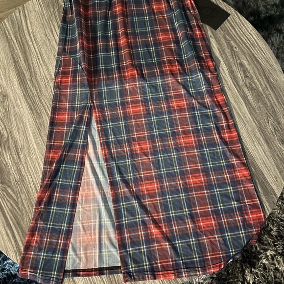 Unif Verse plaid crop top skirt two piece set - Picture 8 of 10